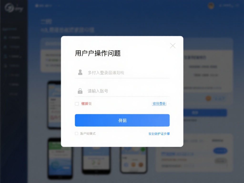 用户操作问题
很多时候，登录异常源于用户自身的操