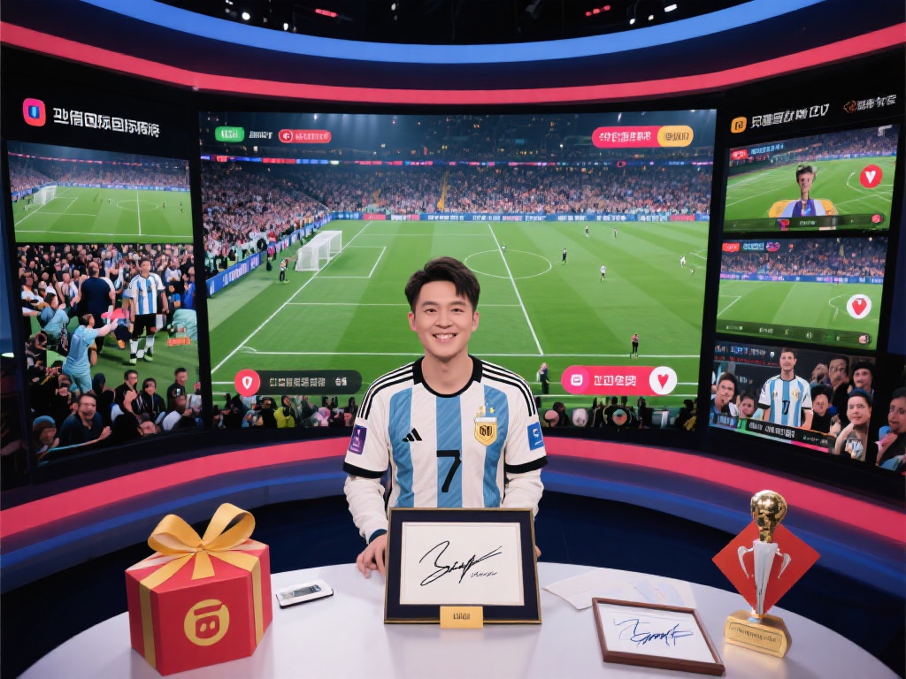 以某次国际足球赛事决赛为例，直播间在当晚吸引了超过