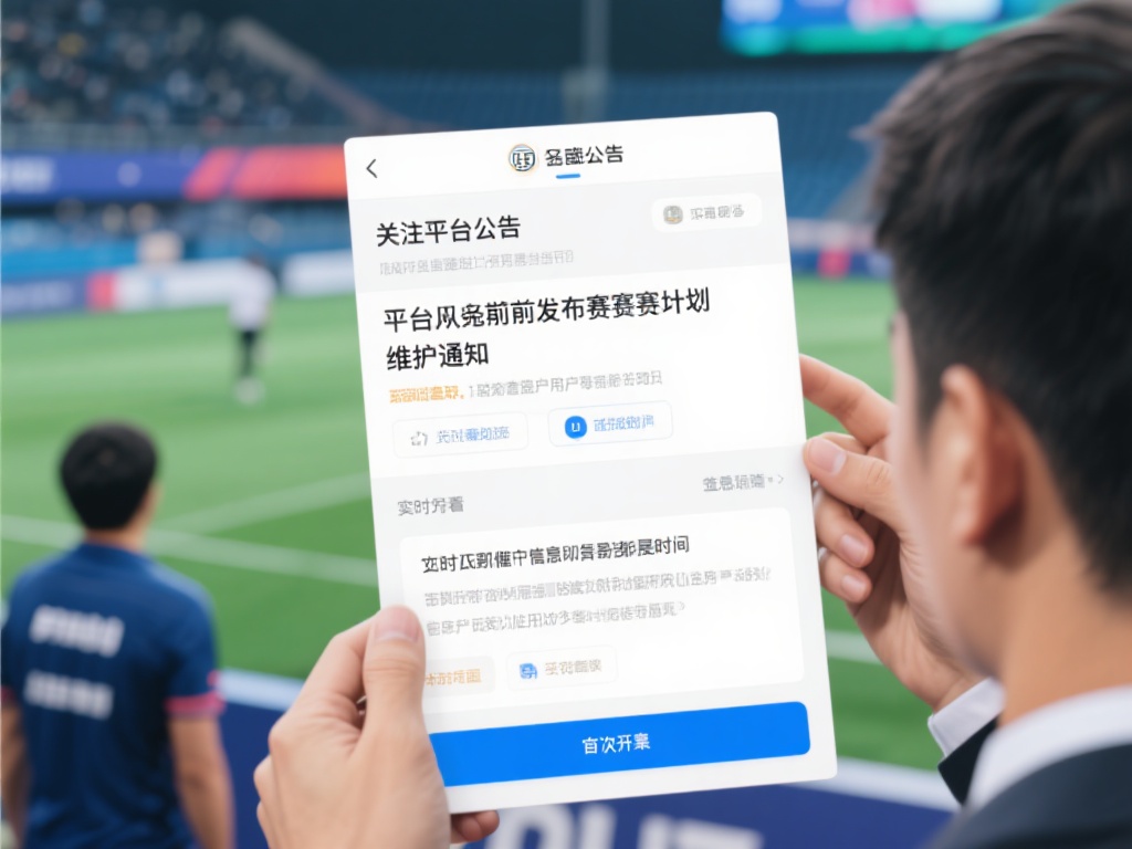 关注平台公告：平台往往会提前发布赛事安排或维护通知